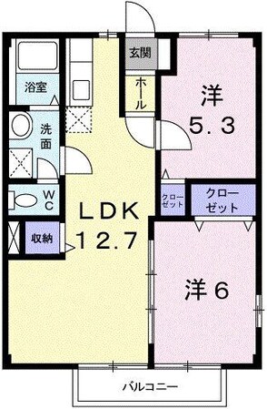 カーサ　英賀保の物件間取画像